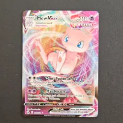 Pokemon Mew VMAX Fusion Strike Ultra Rare Full Art Holo 114/264 Psychic HP310 - Image 1