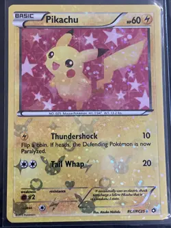 Pokemon Pikachu RC7/RC25 Holo Radiant Collection Legendary Treasures 2013 - Image 1