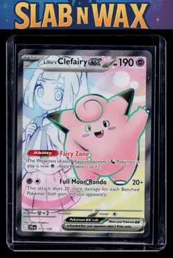 Pokemon tcg SV09: Journey Together Lillie's Clefairy ex #173/159 - Image 1