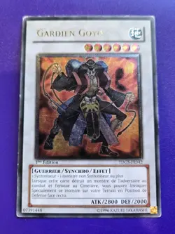 *FRENCH* Goyo Guardian Ultimate Rare 1st Ed TDGS-EN042 MP Yugioh - Image 1