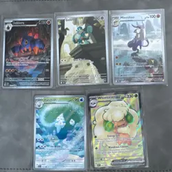 Pokemon 122/096 128/086 134/086 White Black IR illustration rare full art Bundle - Image 1