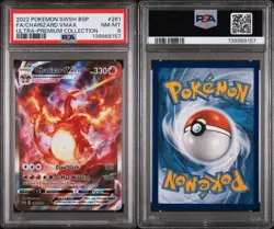 Pokemon Charizard VMAX SWSH261 Sword & Shield Promo Ultra-Premium FA PSA 8 Holo - Image 4