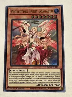 Protecting Spirit Loagaeth (UR) 1st Ed. YuGiOh Dawn of Majesty #DAMA-EN025 - Image 3