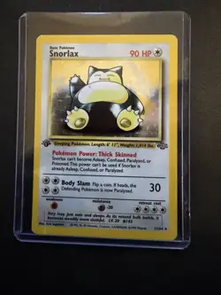 Pokemon Snorlax 1st Edition Holo Rare Jungle 11/64 - Image 1
