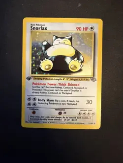 Pokemon Snorlax 1st Edition Holo Rare Jungle 11/64 - Image 3