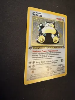 Pokemon Snorlax 1st Edition Holo Rare Jungle 11/64 - Image 5