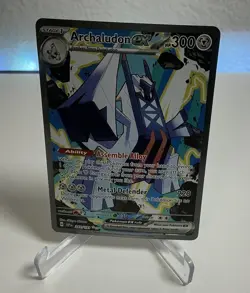 Archaludon ex 241/191 Sv08: Surging Sparks Holo Near Mint (NM) Pokemon - Image 1