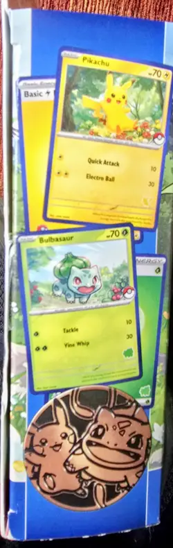 Pokemon My First Battle [Pikachu & Bulbasaur] New and Sealed - Image 3