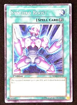 Synchro Boost 1st Edition YuGiOh5D's Starter Deck 2009 Spell Common - Image 1