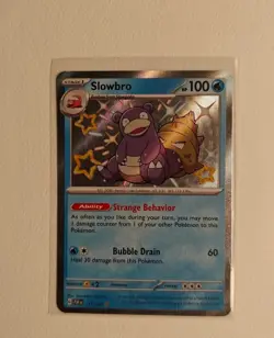 SLOWBRO - Pokemon TCG Paldean Fates #117/091 - Shiny Rare - Pack Fresh - Image 1