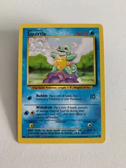 POKEMON SQUIRTLE BASE SET 63/102, WOTC. 1999. - Image 1