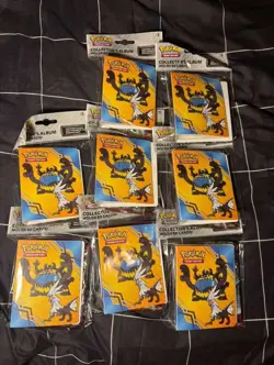 Sealed Pokemon Sun & Moon Crimson Invasion Booster Packs with Collector’s Album - Image 2