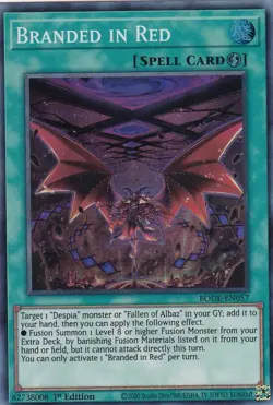 Yugioh - Branded in Red (Super Rare) (1st Edition) - BODE-EN057 - Image 1