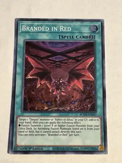 Yugioh - Branded in Red (Super Rare) (1st Edition) - BODE-EN057 - Image 3