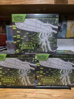 3X Pokemon Mega Evolution: Perfect Order Elite Trainer Box (ETB) - Image 1