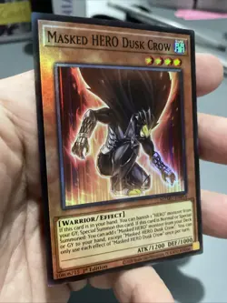 Masked Hero Dusk Crow MZMU-EN014 SUPER RARE 1st Edition NM! +Bonus FREE SHIPPING - Image 2