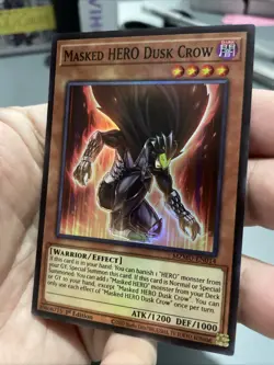 Masked Hero Dusk Crow MZMU-EN014 SUPER RARE 1st Edition NM! +Bonus FREE SHIPPING - Image 3