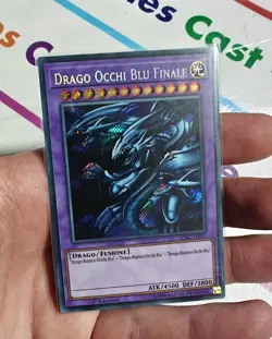 YU-GI-OH DRAGO OCCHI BLU FINALE LCKC-IT057 ITA RARA SEGRETA PERFETTA 1a Ed. - Image 1