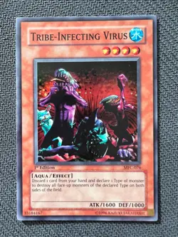 Yugioh Tribe-Infecting Virus 1st Edition Super Rare MFC-076 NM - Image 1