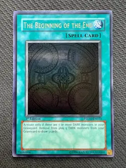 Yugioh The Beginning of the End 1st Edition Ultra Rare PTDN-EN053 NM - Image 1