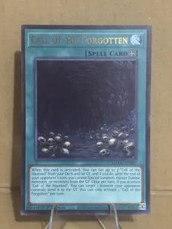 Yugioh! 1x Call of the Forgotten MZMU-EN007 Ultra Rare 1st Ed NM - Image 1