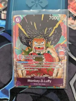 Monkey.D.Luffy (BANDAI Card Games Fest 25-26) - One Piece Promo - Afro Luffy NM - Image 3