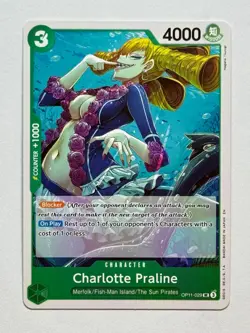 One Piece TCG Charlotte Praline OP11-029 Normal UC A Fist of Divine Speed - Image 1