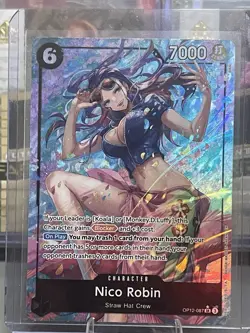 Nico Robin OP12-087 alternate art super rare foil Legacy of the Master - Image 1