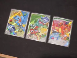 Pokemon First Partner Illustration MEP Bulbasaur Charmander Squirtle 037 038 039 - Image 1