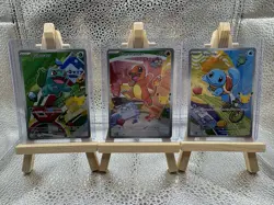 Pokemon TCG | First Partner Illustration S1| Bulbasaur Charmander Squirtle Promo - Image 1