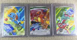 Charmander Bulbasaur Squirtle Pokemon TCG First Partner Illustration Collection - Image 1