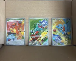 Pokemon First Partner Illustration collection - Bulbasaur, Charmander, Squirtle - Image 1