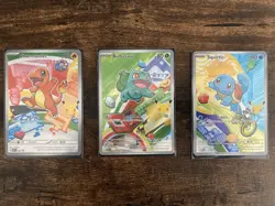 Pokemon First Partner Illustration collection - Bulbasaur, Charmander, Squirtle - Image 1