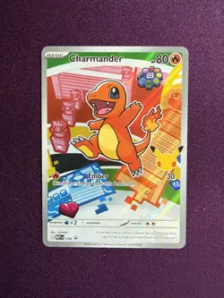 Pokemon Charmander MEP 038 First Partner Illustration Promo 30th Anniversary - Image 1