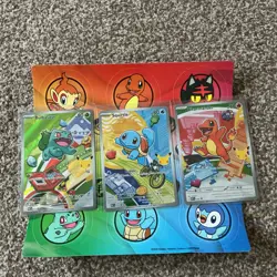 Pokemon TCG | First Partner Illustration | Bulbasaur Charmander Squirtle Promo - Image 1