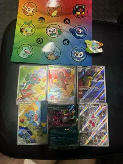 Pokemon TCG | First Partner Illustration | Bulbasaur Charmander Squirtle Promo - Image 1