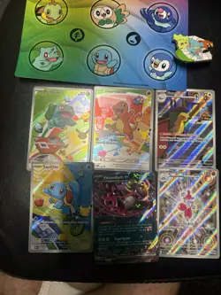 Pokemon TCG | First Partner Illustration | Bulbasaur Charmander Squirtle Promo - Image 3