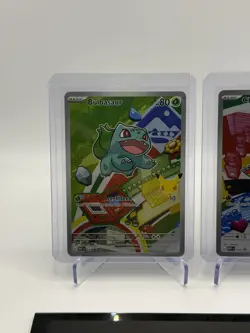 Pokemon First Partner Promo Illustration Series 1 Charmander Squirtle Bulbasaur - Image 2