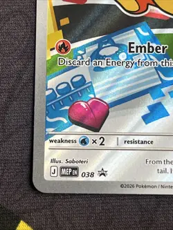 Pokemon Card Charmander MEP 038 First Partner Illustration Rare 30th Anniversary - Image 4