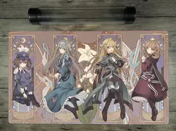 Ygomat Exosister Girls Trading Card Game Playmat TCG Mat Free Best Tube / Bag - Image 1