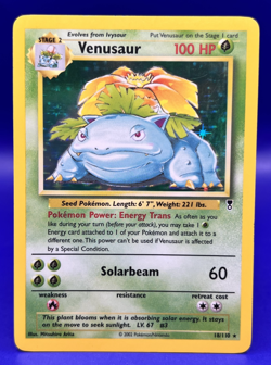 Pokemon Card Legendary Collection Venusaur 018/110 Holo Rare LP+ / NM- - Image 1
