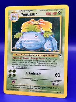 Pokemon Card Legendary Collection Venusaur 018/110 Holo Rare LP+ / NM- - Image 2