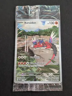 Koraidon 014 Scarlet & Violet Black Star Promo Holo Pokemon Card SEALED - Image 1