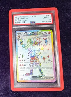 Cinderace ex PSA 10 Stellar Crown 157/142 Pokemon Card - Image 2