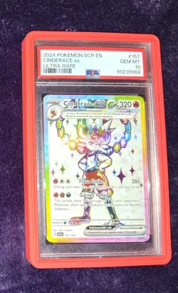 Cinderace ex PSA 10 Stellar Crown 157/142 Pokemon Card - Image 3