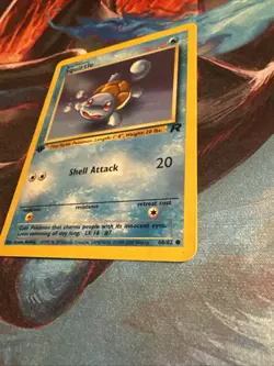 Pokemon TCG Team Rocket 68/82 Squirtle 1st Edition MP - Image 4