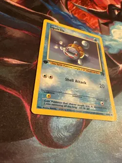 Pokemon TCG Team Rocket 68/82 Squirtle 1st Edition MP - Image 5