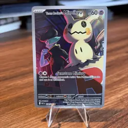 Pokemon Ascended Heroes Team Rocket's Mimikyu 238/217 Illustration Rare - Image 1