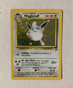 Wigglytuff 19/130 - Pokemon TCG - Base Set 2 - Holo - Rare - Image 2