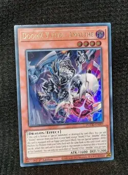 Yu-gi-oh DoomZ V Five Amalthe *ULTRA RARE* DOOD-EN009 1st Edition NM/M - Image 1